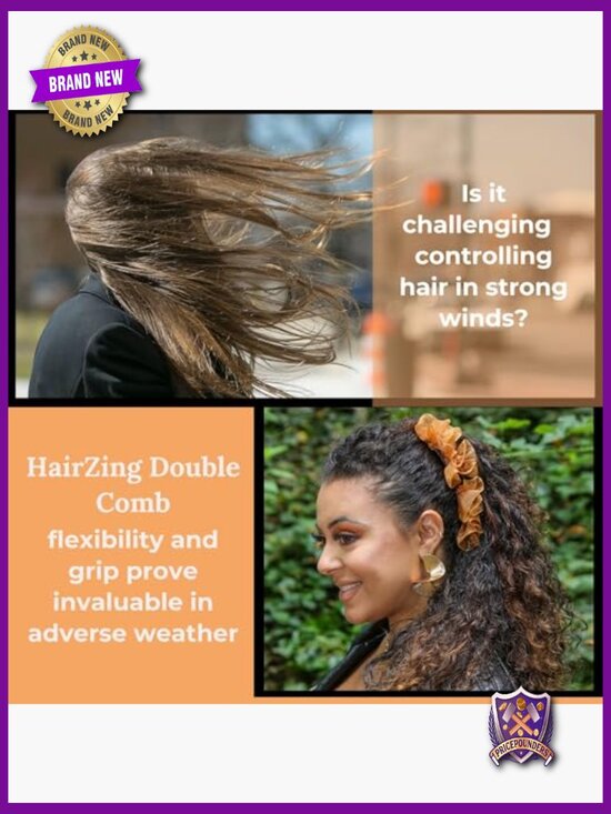 Stretch Banana Clip Double Combs Hair Accessory for Various Hair Types main image 5